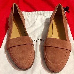 Sezane simple suede slips